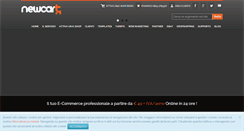 Desktop Screenshot of newcart.it